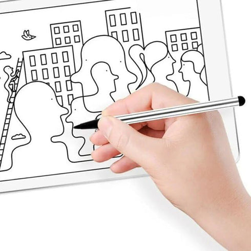 1Pc Black Universal Smartphone Pen for Apple Pencil, iPad Stylus Pen for Drawing on iPad, iPhone, Cell Phones
