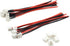 5 Pairs JST-XH 2.54mm 1S 2 Pin Balance Plug Lead Socket Male and Female Connector with 10cm Silicone Wire Cables for Woodland Just Plug Lights 3D Printer by elechawk