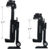 Metal Phone Tripod Mount with Rotatable Cold Shoe for Microphone, Compatible with iPhone Tripod Adapter