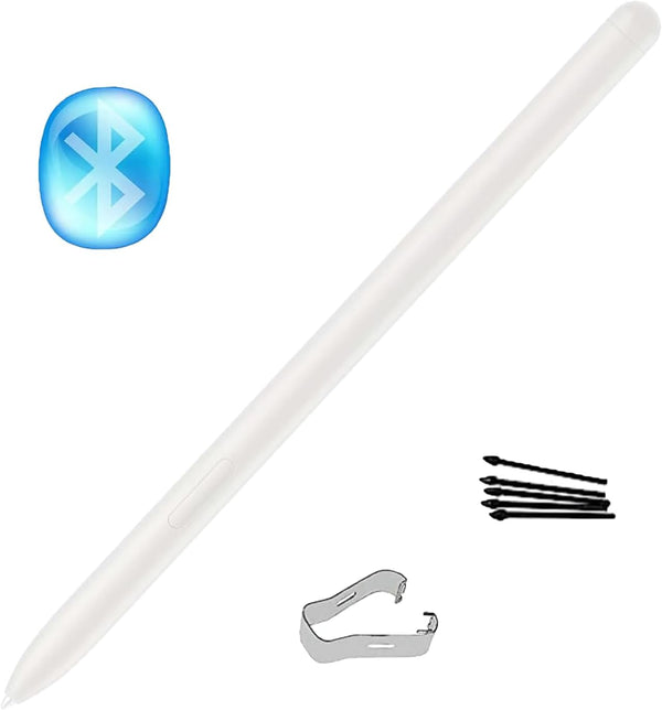 Beige Galaxy Tab S9 Ultra S Pen Replacement, Stylus Pen for Samsung Galaxy Tab S9 Plus with Bluetooth