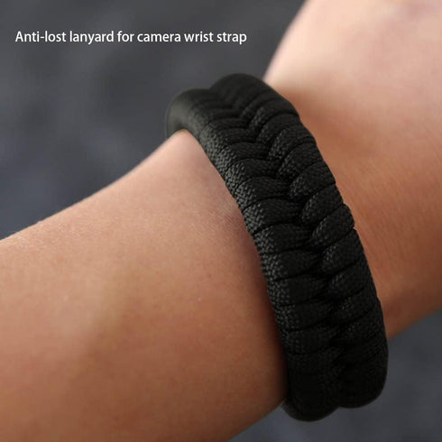 UXELY Paracord Camera Strap, Camera Hand Strap Wrist Lanyard, Camera Wrist Strap for All Mirrorless Cameras, DSLR, SLR