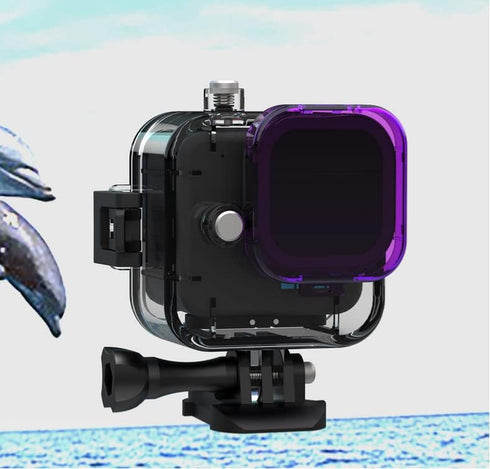 Dive Case/Waterproof Case for GoPro Hero11 Mini Black - 30M Underwater Filming Accessory with Bracket and Screws
