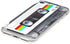 80s Retro Tape Cassette Soft Back Cover Phone Case for iPhone 7, 8, SE 2020/2022 - Compatible & Stylish!