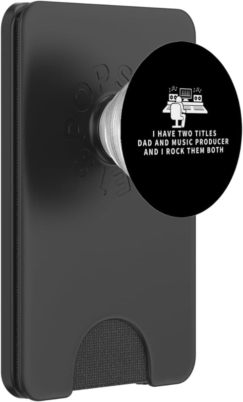 Music Producer Gifts For Men Music Producer And Dad Proud Funny Men Music Producer PopSockets PopWallet for