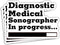 HUVITEE | Diagnostic Medical Sonographer in Progress Sticker Sonographer Stickers Ultrasound Tech Stickers