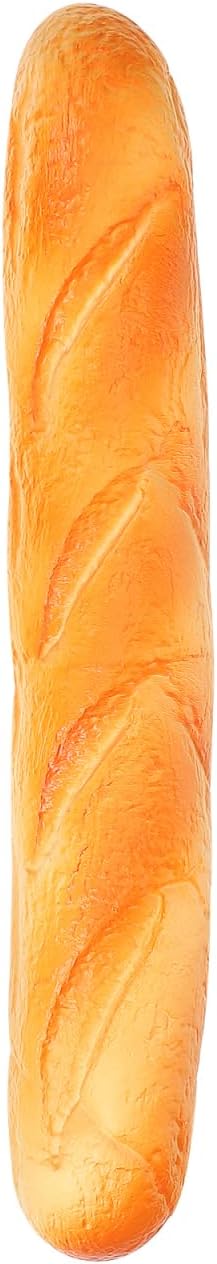 Sosoport 13.77 Inch Pu Simulation Bread Model Fake Baguette Photo Prop Kitchen