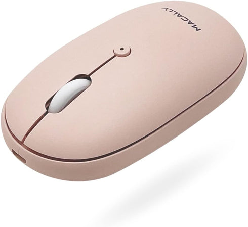 Macally Wireless Bluetooth Mouse, Strong Connection, Quiet, Comfortable, Rechargeable Mouse for Macbook Air/Pro,