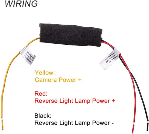 Car Backup Camera Filter - Universal 12V DC Power Rectifier for Reverse Camera Anti-Interference, Compatible with BMW