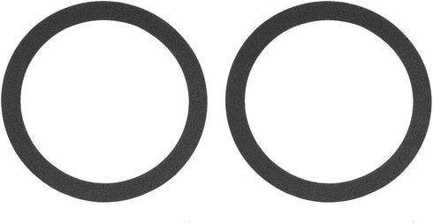 uxcell Black 4 Inch EVA Foam Speaker Edge Surround Rings | Replacement Parts for Speaker Repair or DIY | 2Pcs
