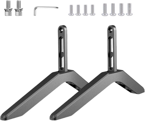 Generic TV Base Feet Universal Stand Legs, Adjustable Support Brackets, Heightening Mount |