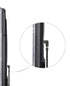 SatelliteSale Digital HDMI Male to Female Right Angle 4K HDR PVC Black Adapter 270 Degree