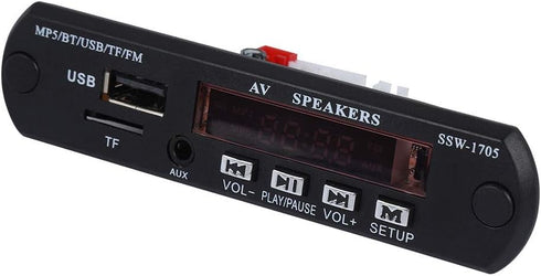 Zopsc MP5 Set-top Player Bluetooth SSD Stereowith LED/FM Radio/Remote Control, Support TF Card, AUX Input, USB Devices