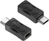 Gtwoilt USB C to Mini USB Adapter 2-Pack, Type-C Male to Mini USB