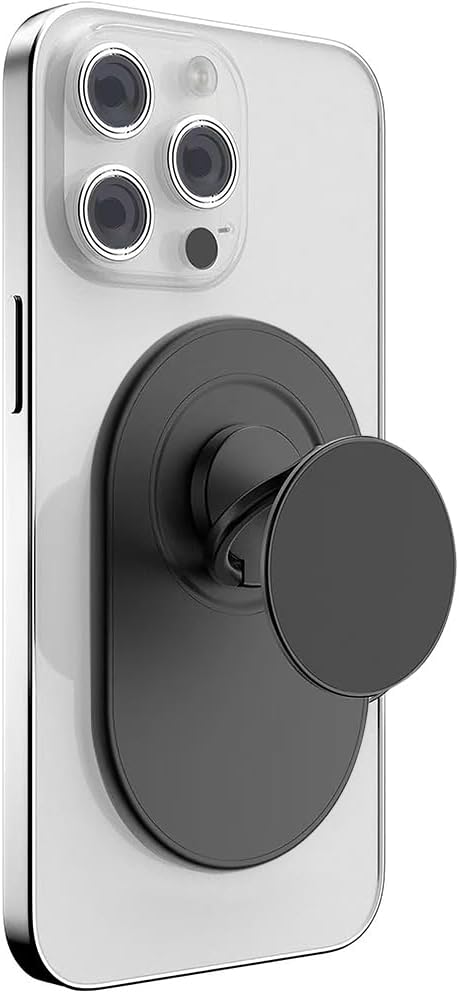 Magnetic Phone Grip for MagSafe, Adjustable Phone Ring Holder Kickstand Compatible with iPhone Mag-Safe Accessories