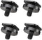 4-Pack 1/4 Inch Camera Adapter Screws, Versatile Flash Hot Shoe Mounts for DSLR Rigs, Tripods, Accessories