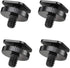 4-Pack 1/4 Inch Camera Adapter Screws, Versatile Flash Hot Shoe Mounts for DSLR Rigs, Tripods, Accessories