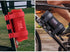 co2CREA Portable Speaker Mount for Most Bluetooth Speakers, Adjustable Strap Attachment for Golf Cart Railing, Red