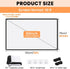 StepOK 16:9 60"|72"|84"|100"|120"|150" (60 inch Projector Screen, White Projector Screen, No Crease Home Theater
