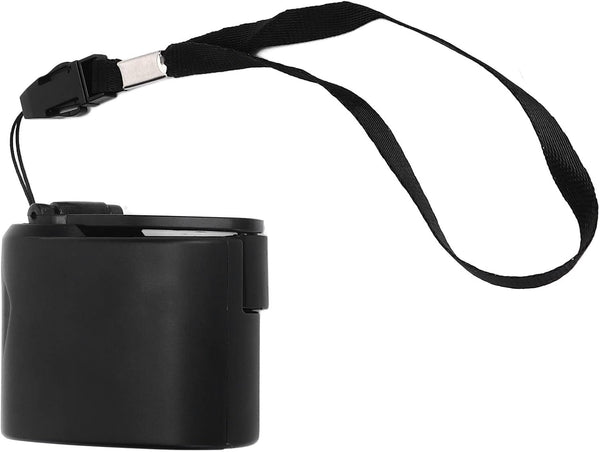 Mini Manual Hand Crank Generator Phone Charger, 5V Output Portable Emergency Hand Power with LED Light, USB Charging