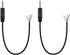 Fancasee 2-Pack 3.5mm to Speaker Wire TRRS Stereo Male Plug to Bare Wire Adapter for Audio Repair