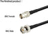 SUPERBAT BNC Crimp Connectors Kit, BNC Male + Female Crimp Solder Attachment for Low Loss Coax Cable