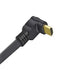 URWOOW 90 (1 Flat Slim High Speed HDMI Male to Male Extension Cable Degree Down Angle Feet) Adapter Converter Cable