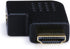 Monoprice HDMI Right Angle Port Saver Adapter (Male to Female) - 270 Degree Vertical Flat