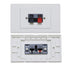 Speaker Wall Plates with Terminal Block Connector for Stereo Home Theater (2Pack, 2 Terminal)