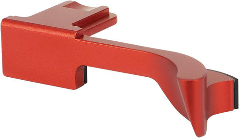 Haoge THB-QR Metal Hot Shoe Thumb Up Rest Grip for Leica Q2 Camera, Red