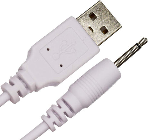 2 Packs USB to DC 2.5mm Adapter Charger Cable Replacement, Fast Charging Cord for Replacement Device.