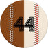 Football Baseball Player Athlete Jersey Favorite Number #44 PopSockets Swappable PopGrip