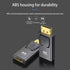 2Pcs DisplayPort to HDMI Adapter Converter, DP Male to HDMI Female Cable for PC, TV