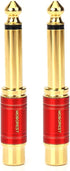 MOBOREST - 1/4 in to RCA Female Pure Copper Adapter, 6.35mm Mono TS Plug Male to RCA Female Audio Adapter
