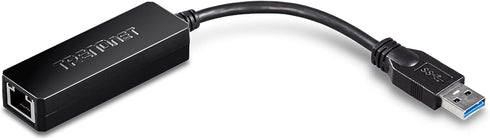 TRENDnet USB 3.0 to Gigabit Ethernet Adapter - Full Duplex 2Gbps Ethernet Speeds, USB-A, Windows Compatible