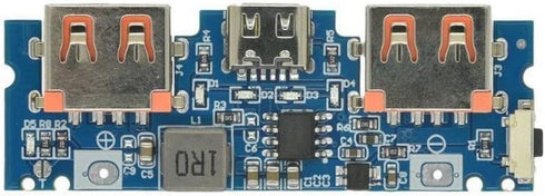 Generic 5V 2.4A 18650 Micro/Type-C USB Dual USB Boost Battery Charger Board Mobile Power Bank Accessories for Phone DIY