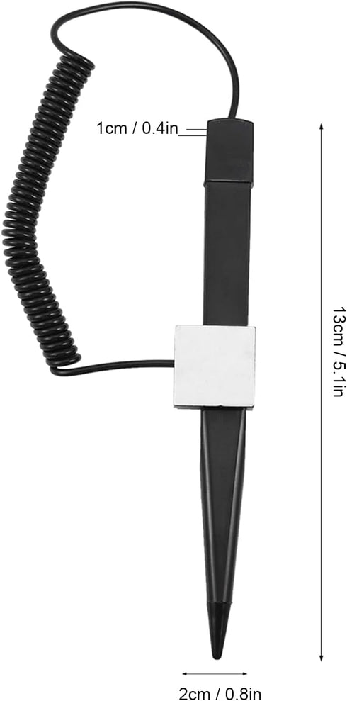 Universal Disc Tip Resistive Stylus, Capacitive Touch Screen Pen with Spring Rope for Tablet Mobile Phone Industrial PC
