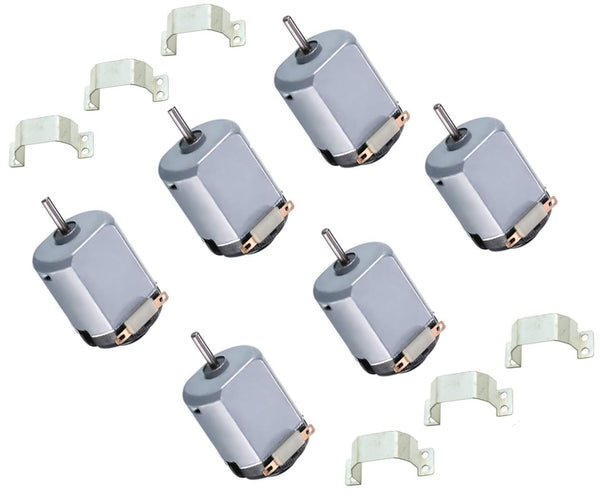 6 Pack DC 1.5-3V Mini Electric 130 Motor Kit - 15000RPM for DIY Remote Control Toy Car Hobby