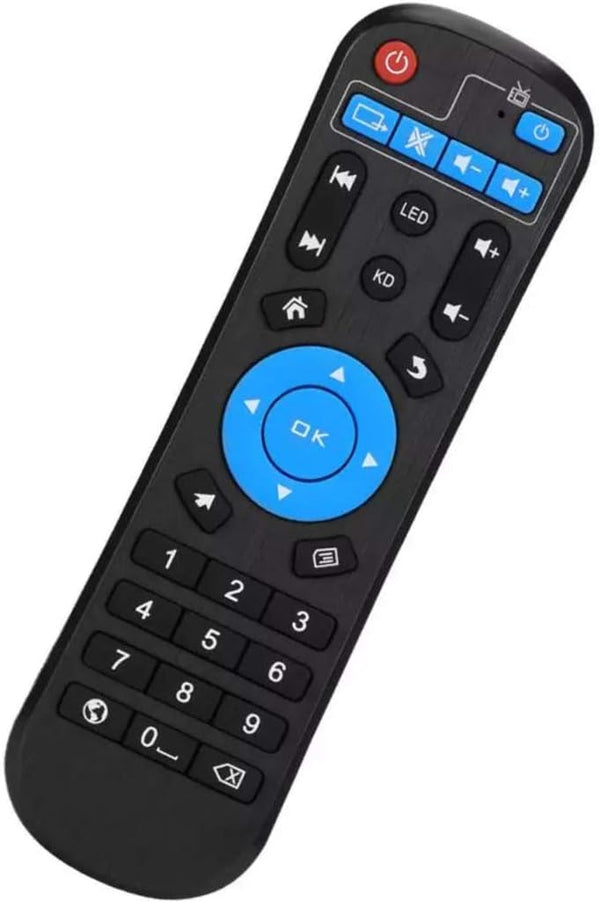 Replaced Remote Control Compatible with Android Smart TV Box T95, T95Z-K-V-U-W Pro, HK1, MX10, X88, TX6