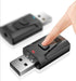 Wireless USB Aux Audio Transmitter Adapter for TV/Home Audio System, 4-in-1 Bluetooth 5.0 Transmitter Receiver