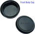 Rear Lens Cap + Fuji X Body Cap Cover for Fujifilm X-T5 X-T4 X-T3 X-E4 X-T2 X-T1 X-S10 X-T30 II X-T20 X-T10 X-T200