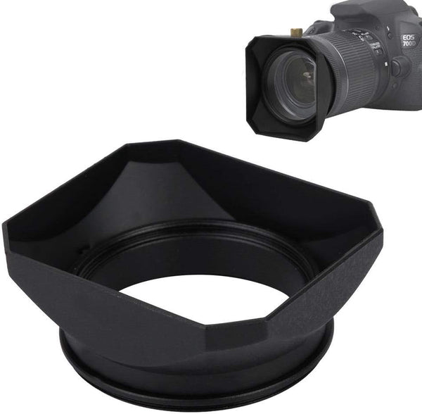 55mm Camera Lens Hood, Lens Shade Accessory for All Kinds of Cameras and Mirrorless Lens Filter, Screw-in