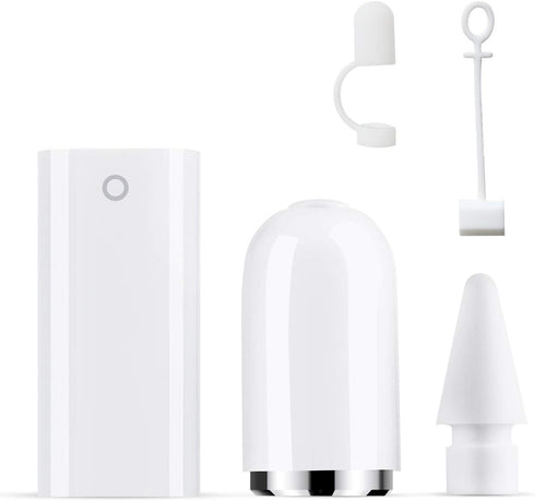 MJKOR Magnetic Replacement Cap Charging Adapter and Tips Replacement Compatible with Apple Pencil