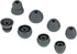 Silicone Replacement Earbud Tips Compatible with Powerbeats Pro, 4 Pairs Dark Gray Rubber Tips for Headphones