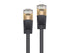 Monoprice - SlimRun Cat6A Ethernet Patch Cable, 3ft, Black, RJ45, Stranded, STP, Pure Bare Copper Wire