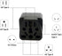 2-Pack ALINNA US Travel Plug Adapter, EU to US Plug Converter, Universal EU UK AU CN JP to USA (Type B)