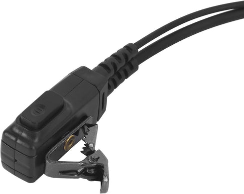 2.5mm Earpiece D Shape Headset with PTT Mic for Motorola Talkabout Radio Models T100, T200, T260, T400, T800