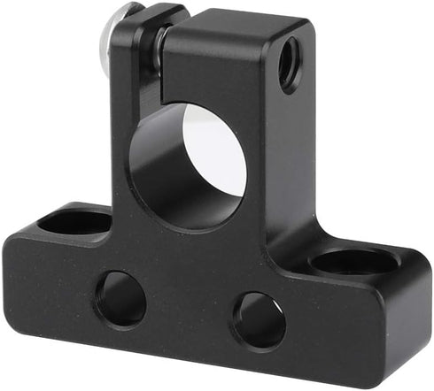 CAMVATE 15mm Single Rod Clamp with 1/4"-20 Unthreaded Mounting Points - 2318