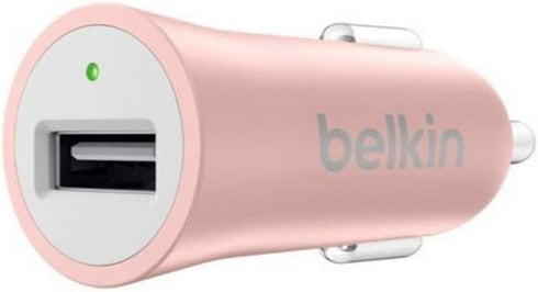 Belkin Mixit Metallic 2.4A Wall and Car Charger Bundle with 4-Foot Micro USB Cable for Android Phones - Rose Gold