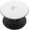 Rose Initial Letter G Heart Minimalist White PopSockets Standard PopGrip