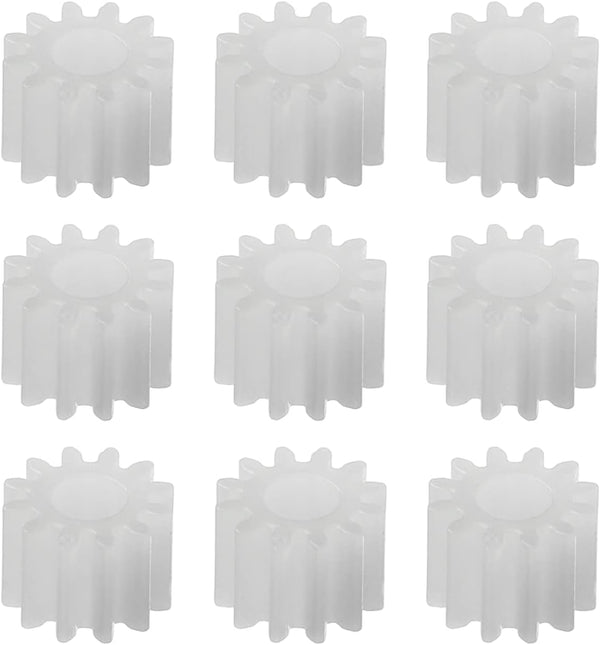 Othmro 10pcs Plastic Gears 12 Teeth Model 123A Reduction Gear Plastic Worm